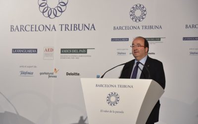 Barcelona Tribuna con Miquel Iceta
