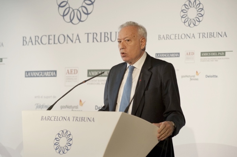 Barcelona Tribuna amb García-Margallo 08.01.2014 Barcelona Tribuna amb García-Margallo 08.01.2014