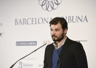 Barcelona Tribuna amb Gabriel Rufian 2015
