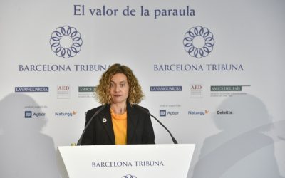 Barcelona Tribuna con Meritxell Batet