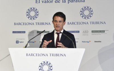 Barcelona Tribuna con Manuel Valls