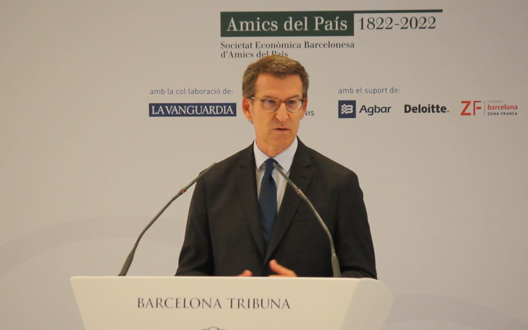 Barcelona Tribuna con Alberto Núñez Feijóo